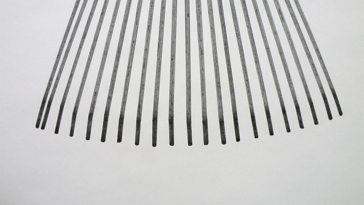 o.T. (Detail) / Bleistift auf Papier (pencil on paper) / 100 x 200 cm / 2015
